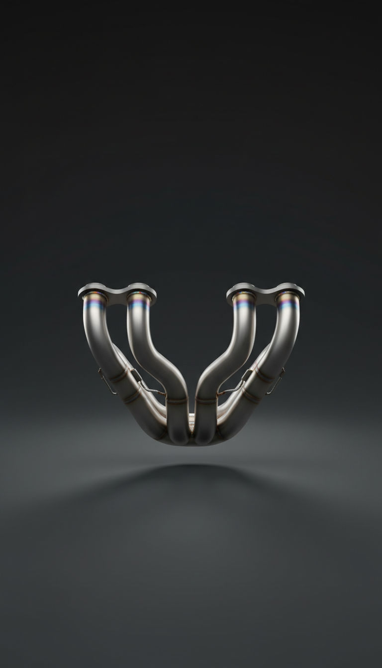 S1000RR titanium exhaust header