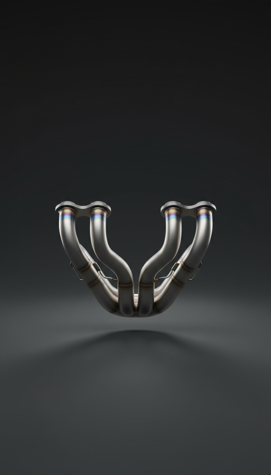 S1000RR titanium exhaust header