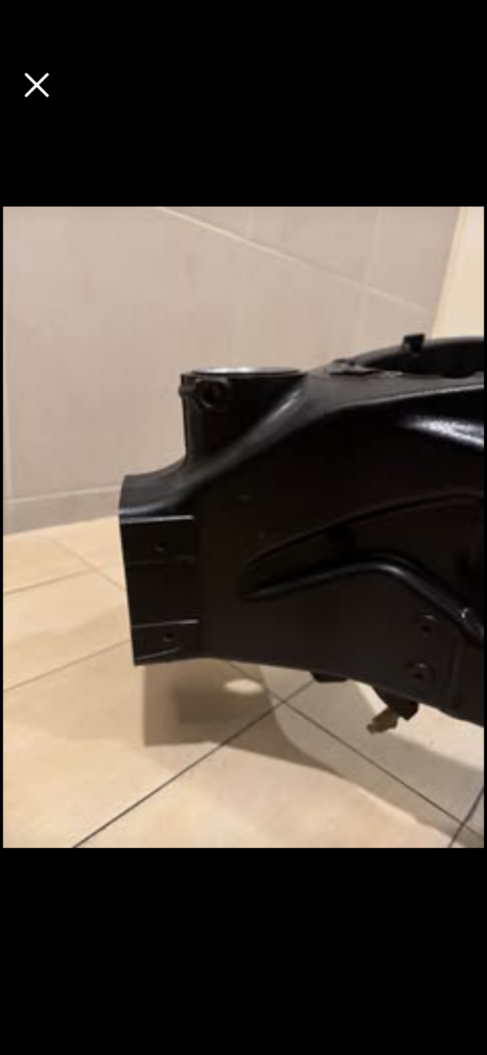 BMW S1000RR Frame (2009–2014) Genuine OEM with VIN – Ex Race Team Spare