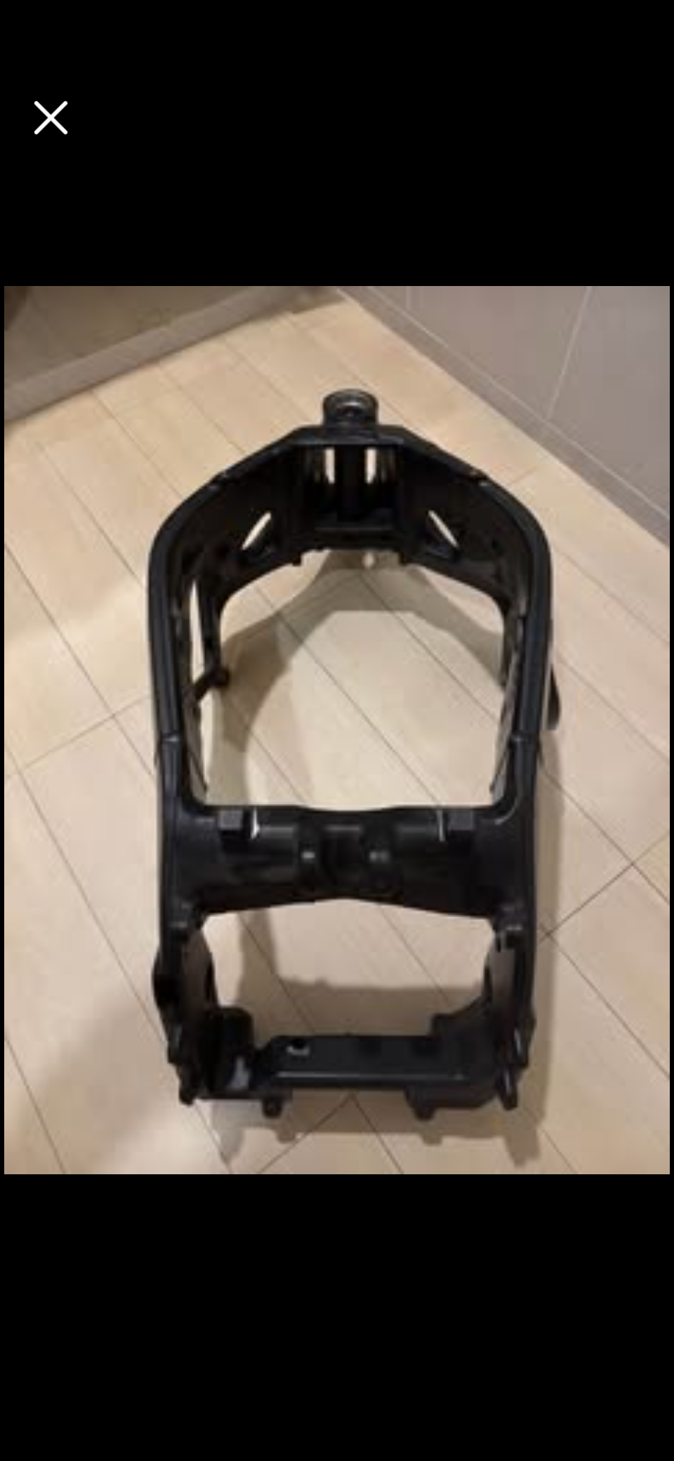 BMW S1000RR Frame (2009–2014) Genuine OEM with VIN – Ex Race Team Spare